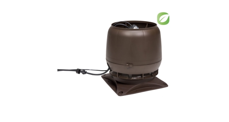 Вентилятор ЕСо190S с основанием коричневый