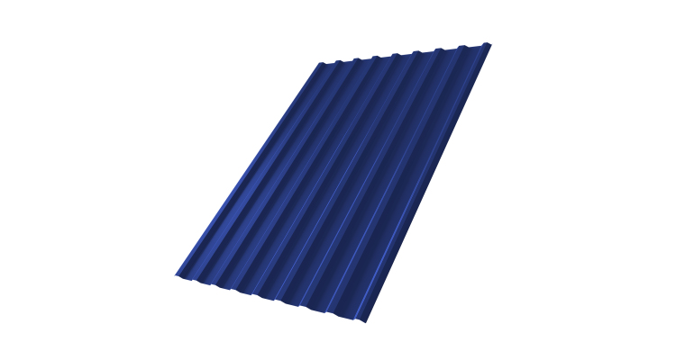 Профнастил С20R 0.45 PE RAL 5002 синий ультрамарин