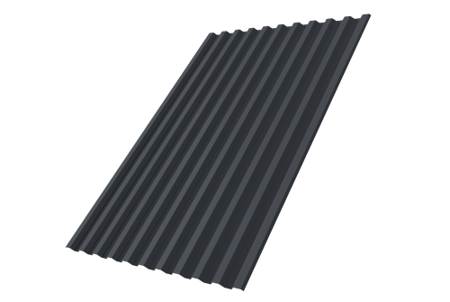 Профнастил С21R 0.45 Drap RAL 7024 мокрый асфальт