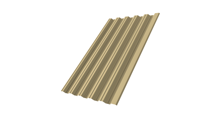 Профнастил HC35R 0,7 PE RAL 1014 слоновая кость