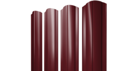 Штакетник Круглый фигурный 0.5 Satin RAL 3005 красное вино