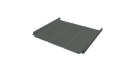 Кликфальц Pro Line Grand Line 0,45 PE с пленкой на замках RAL 7005 мышино-серый