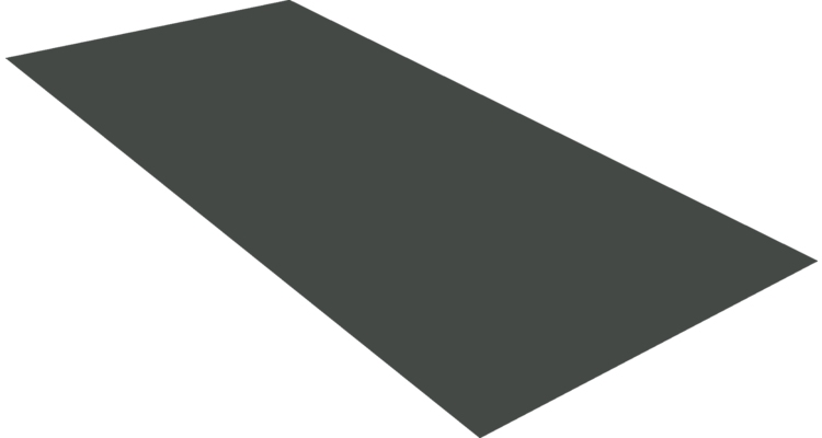 Плоский лист 0.5 Satin Мatt с пленкой RAL 7016 антрацитово-серый