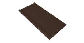 Кликфальц mini Grand Line 0,5 PE с пленкой на замках RAL 8017 шоколад