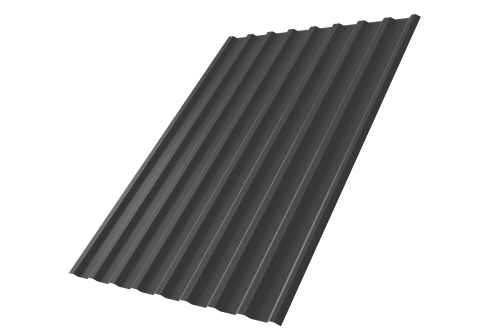 Профнастил С20R 0.45 PE RAL 7016 антрацитово-серый