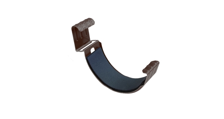 Соединитель желоба GL 150 мм Мatt RAL 8017 шоколад