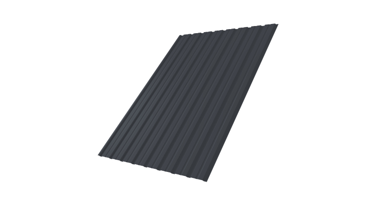 Профнастил С10В 0.45 Drap RAL 7024 мокрый асфальт