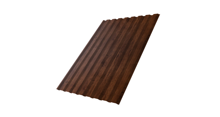 Профнастил С20A 0,4 Print Premium Cherry Wood Fresh TwinColor