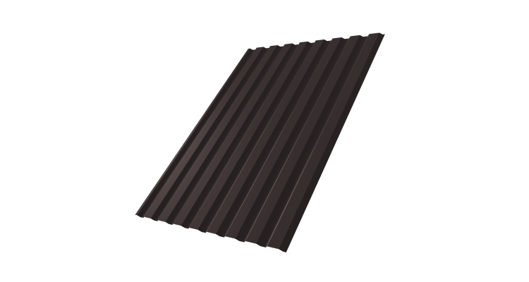 Профнастил С20A 0.5 Drap RAL 9005 черный