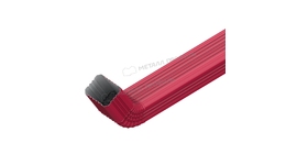 Труба водосточная с коленом Металл Профиль БЮДЖЕТ 76х102х1000 RAL 3005