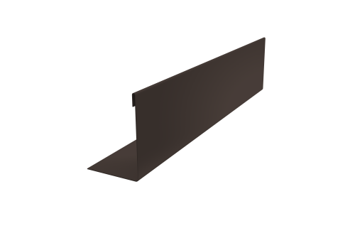 Нащельник 150 Texas 25х35 0,45 PE-Double RR 32 темно-коричневый (L2,0)