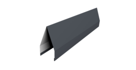 Ламель забора жалюзи Tokyo 0,5 Drap с пленкой RAL 7024 мокрый асфальт