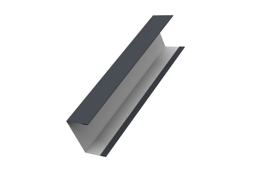 Крышка жалюзи Milan,Tokyo 0,5 Satin RAL 7024 мокрый асфальт (2м)