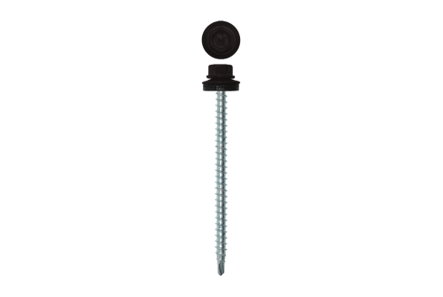 Саморез кровельный Daxmer 4,8х70 RAL 9005 (100) сверло №1